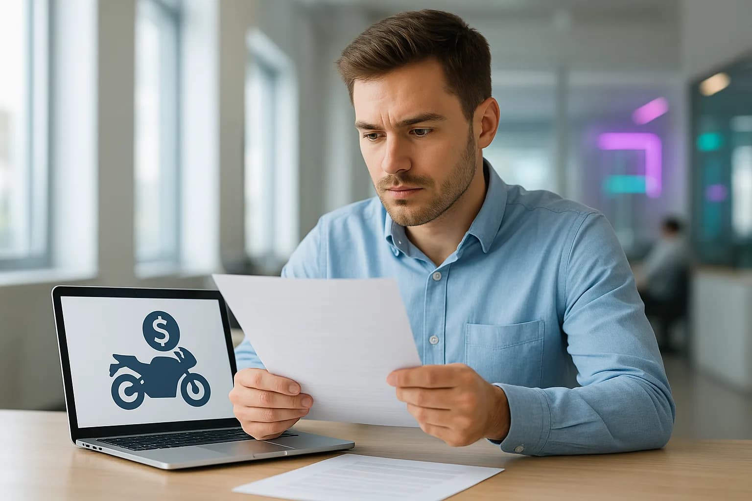 Documentos para empréstimo com garantia de moto: lista completa para agilizar a análise
