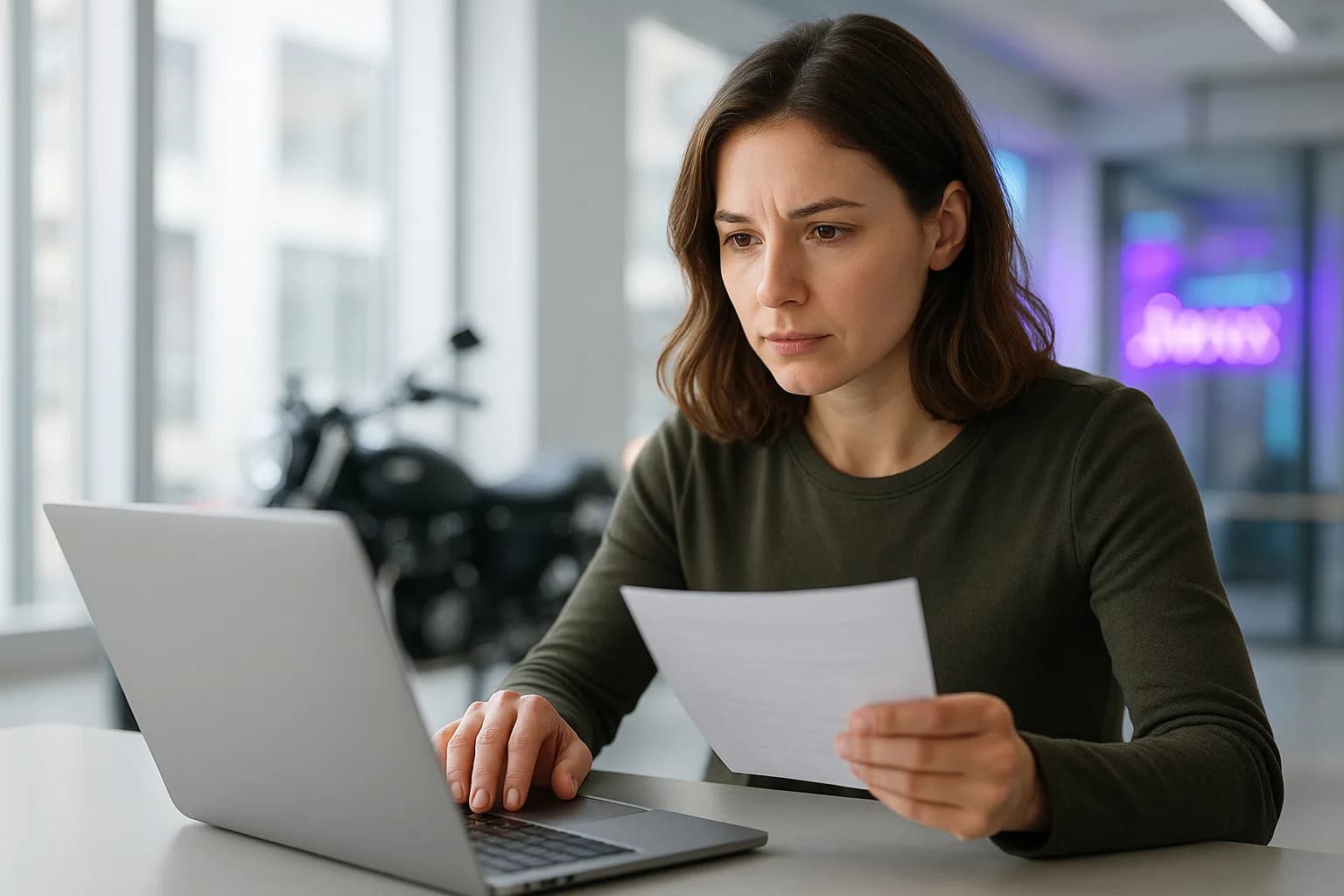 Onde fazer empréstimo com garantia de moto com segurança e o que observar no contrato
