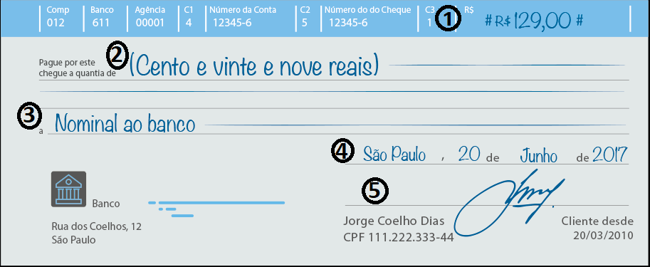 Preencheu cheque com a data errada? Saiba como resolver