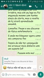 Golpe do empréstimo para negativado: confira a lista de sites fraudulentos - Juros Baixos Conversa com o golpista.